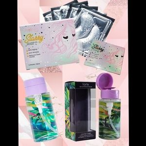 💗SOLD NEW BUNDLE💗 TARTE MISCELLAR MAGIC, AMNH STARRY COLLAGEN EYE PADS